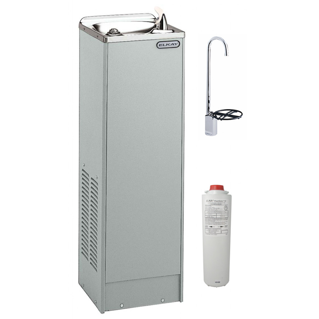 Elkay LFDE10LF1Z Filtered Drinking Fountain with Glass Filler