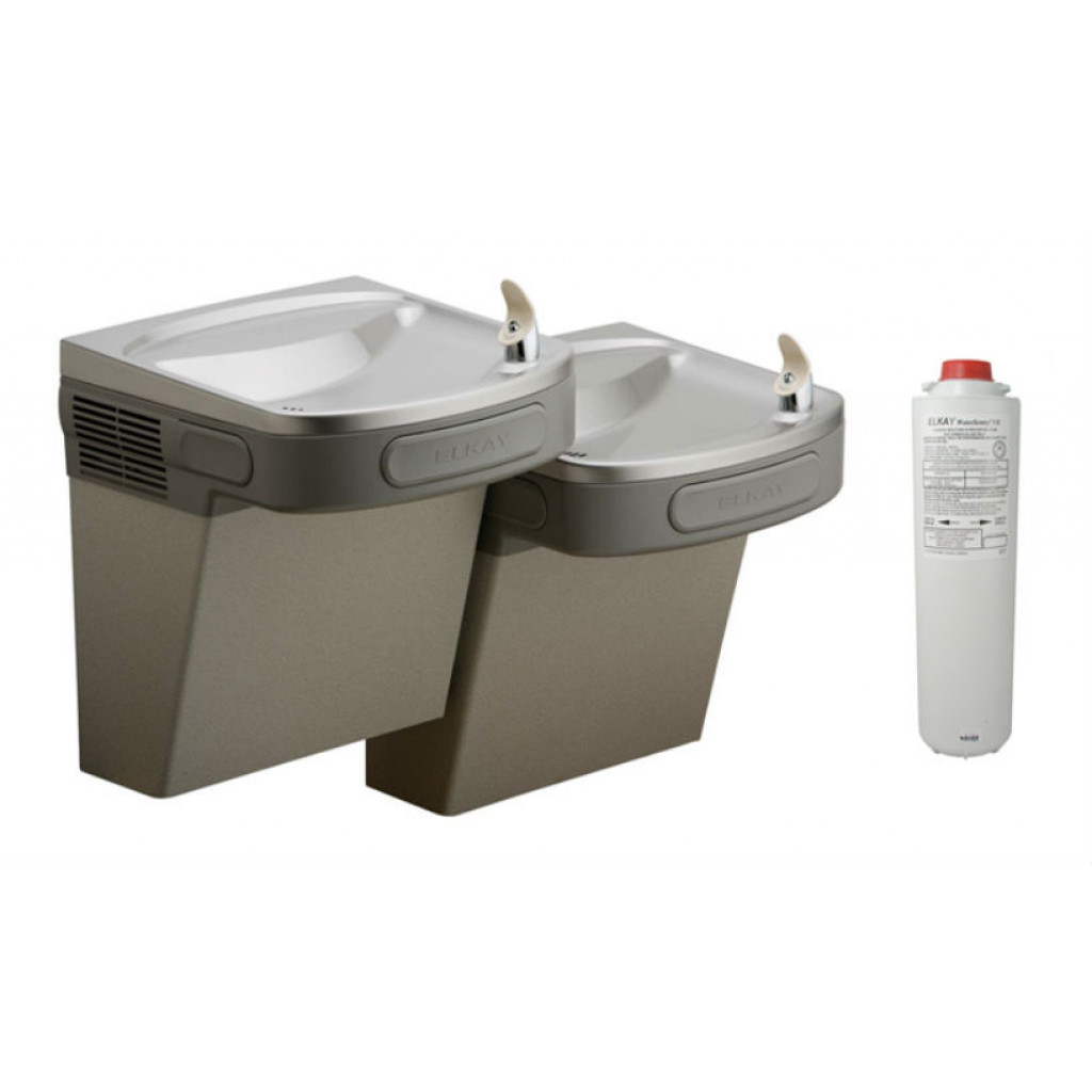 Elkay LZSTL8LC Filtered Dual Drinking Fountain