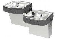 Halsey Taylor HTVZ8BLSS-WF Filtered Stainless Steel Dual Drinking Fountain