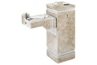 Haws 3150FR Stone Aggregate Freeze-Resistant Outdoor Drinking Fountain