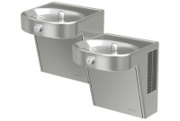 Elkay VRCHDTLDDSC Heavy Duty Vandal-Resistant NON-REFRIGERATED Dual Drinking Fountain