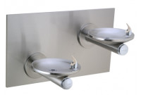 Elkay EDFPBVM117FPRAK Freeze Resistant, NON-REFRIGERATED In-Wall Dual Drinking Fountain with Vandal-Resistant Bubbler