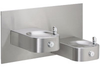 Elkay EHWM217FPK Freeze-Resistan NON-REFRIGERATED Heavy Duty Vandal-Resistant In-Wall Dual Drinking Fountain