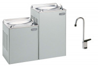 Elkay EWTLA8SFK Stainless Steel Dual Drinking Fountain with Glass Filler