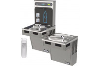Hasley Taylor HydroBoost HTHB-HAC8BLPV-WF Filtered Dual Drinking Fountain with Bottle Filler