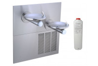 Elkay LRPBM28K Filtered In-Wall Dual Drinking Fountain