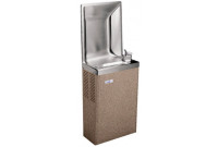 Oasis PLF14S Stainless Steel Semi-Recessed Backsplash Drinking Fountain