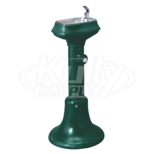 Halsey Taylor 4880FREVG Evergreen Freeze Resistant Outdoor Drinking Fountain