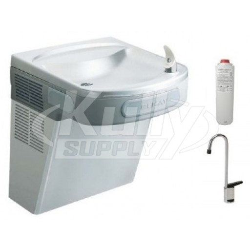 Elkay LZS8SF Stainless Steel Filtered Drinking Fountain with Glass Filler