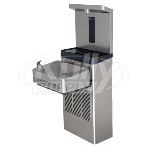 Haws 1211S Drinking Fountain with Bottle Filler