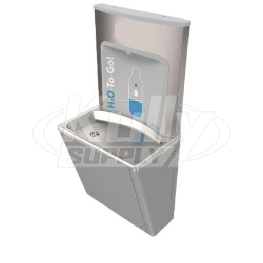 Murdock BFEZG168 EZReach Compact Surface Mount Sensor Operated Gray Refrigerated Bottle Filler