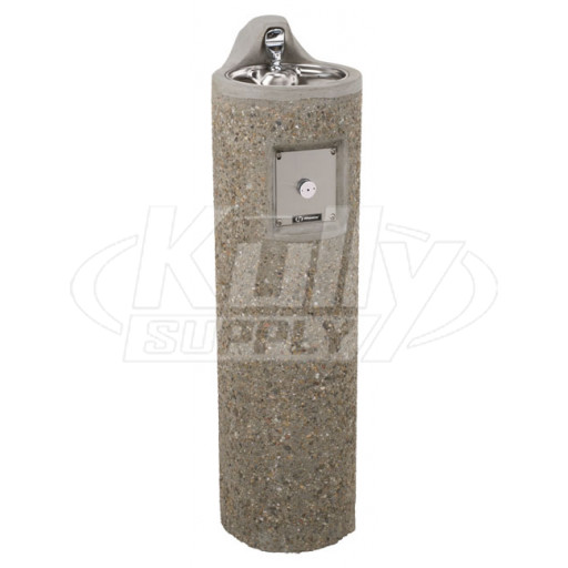 Haws 3060 Stone Aggregate Outdoor Drinking Fountain