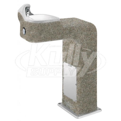 Haws 3177FR Stone Aggregate Freeze-Resistant Outdoor Drinking Fountain