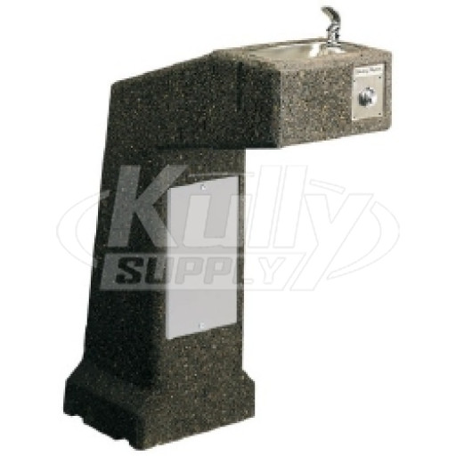 Halsey Taylor 4590FR Freeze Resistant Stone Aggregate Outdoor Drinking Fountain