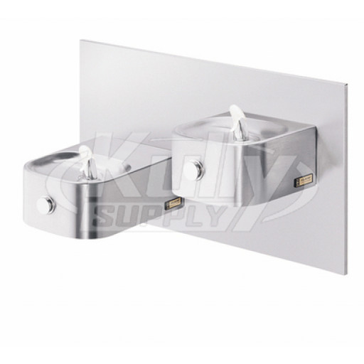 Elkay EDFPVR217RAC NON-REFRIGERATED In-Wall Dual Drinking Fountain with Vandal-Resistant Bubbler