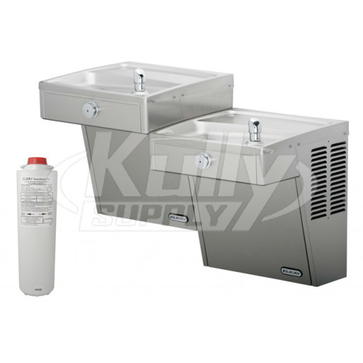 Elkay LVRCTLDDSC Filtered NON-REFRIGERATED Vandal-Resistant Dual Drinking Fountain