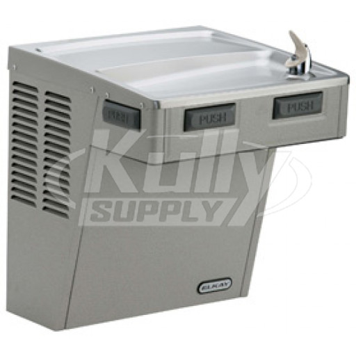 Elkay EMABFVRDS Stainless Steel NON-REFRIGERATED Drinking Fountain with Vandal-Resistant Bubbler