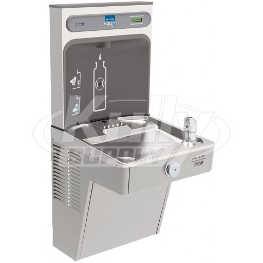 Elkay EZH2O LVRCGRN8WSK GreenSpec Filtered Vandal-Resistant Drinking Fountain with Bottle Filler