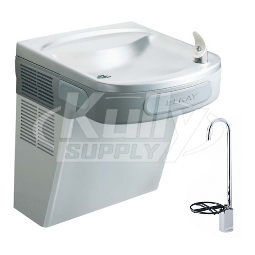 Elkay EZSDSF Stainless Steel NON-REFRIGERATED Drinking Fountain with Glass Filler