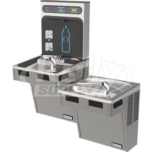 Hasley Taylor HydroBoost HTHB-HAC8BLPV-NF Dual Drinking Fountain with Bottle Filler