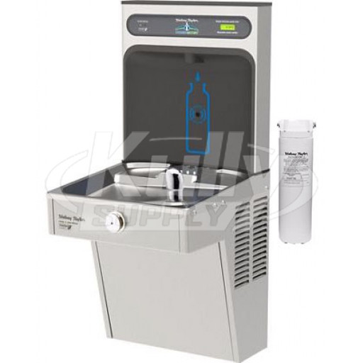 Halsey Taylor HydroBoost HTHB-HVRGRN8-WF GreenSpec Filtered Vandal-Resistant Drinking Fountain with Bottle Filler