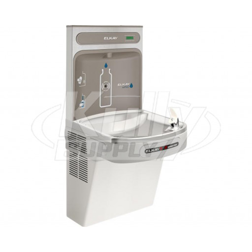 Elkay EZH2O EZO8WSLK Bottle Filling Station with Single Drinking Fountain Hands Free Activation