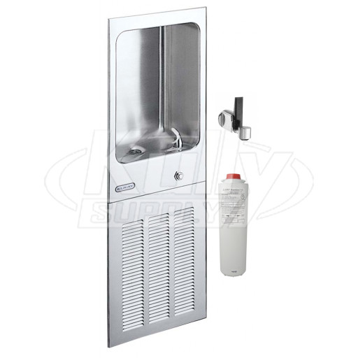 Elkay LJNEM8FK Fully Recessed Water Cooler w/ Glass Filler & Filter