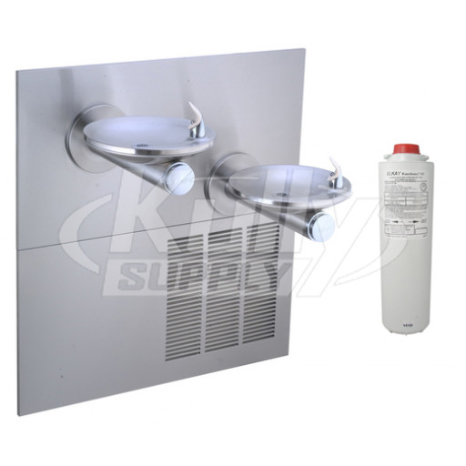 Elkay LRPB28K Filtered In-Wall Dual Drinking Fountain