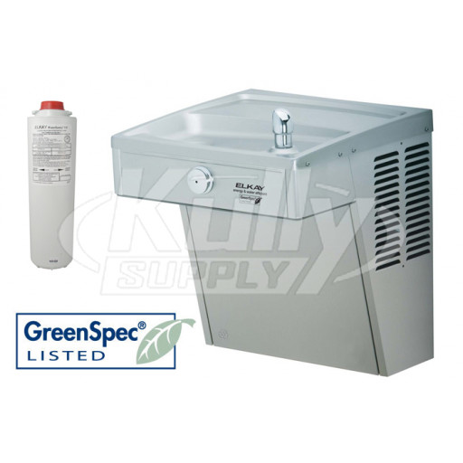 Elkay LVRCGRN8 GreenSpec Filtered Vandal-Resistant Drinking Fountain