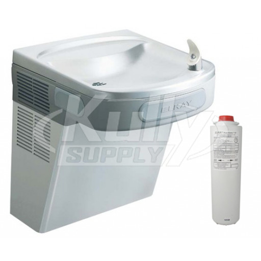 Elkay LZSVR8S Stainless Steel Filtered Drinking Fountain with Vandal Resistant Bubbler