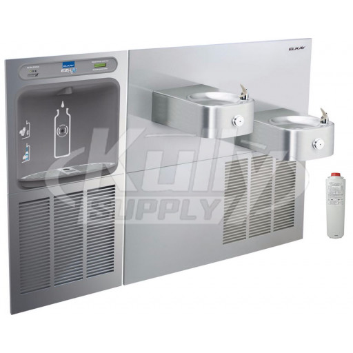 Elkay EZH2O LZWS-SS28K w/LNTEM8K Bottle Filling Station