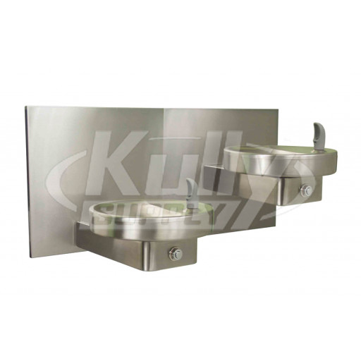 Oasis MMRSLEM NON-REFRIGERATED Sensor-Operated (lower unit only) In-Wall Dual Drinking Fountain
