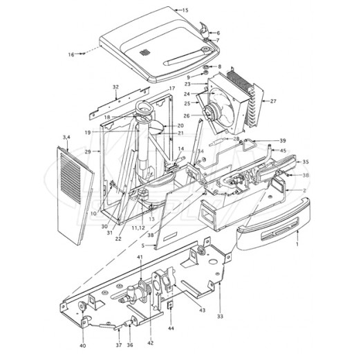 Oasis P8AM-D301 Parts Breakdown