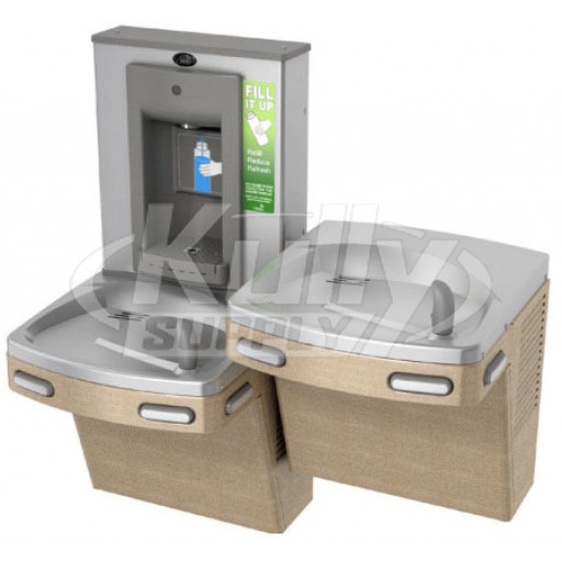 Oasis PGSBFSL VersaFiller and Go Green Bi-Level Drinking Fountain NON-REFRIGERATED