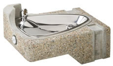 Haws 1047 Stone Aggregate Wall Mounted Drinking Fountain