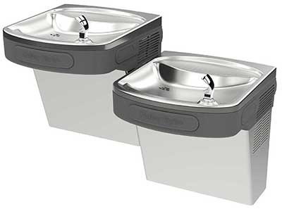 Halsey Taylor HTVZDBLSS-NF NON-REFRIGERATED Stainless Steel Dual Drinking Fountain