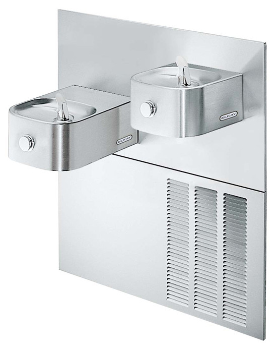 Elkay ERFPMVR28RAK In-Wall Dual Drinking Fountain with Vandal-Resistant Bubbler