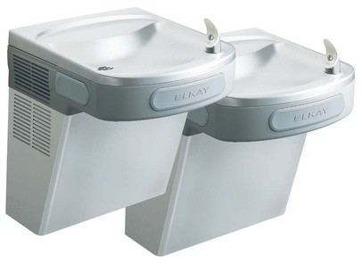 Elkay EZSTLDDSC Stainless Steel NON-REFRIGERATED Dual Drinking Fountain