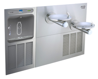 Elkay EZH2O EZWS-SFGRN28K w/ERPBGRNM28K Bottle Filling Station