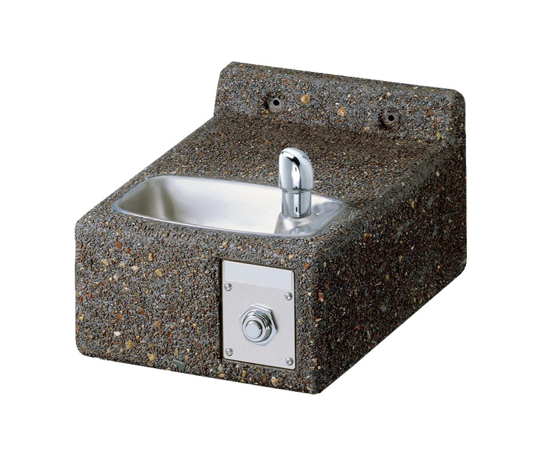 Elkay LK4593FR Stone Aggregate Freeze Resistant Outdoor Drinking Fountain