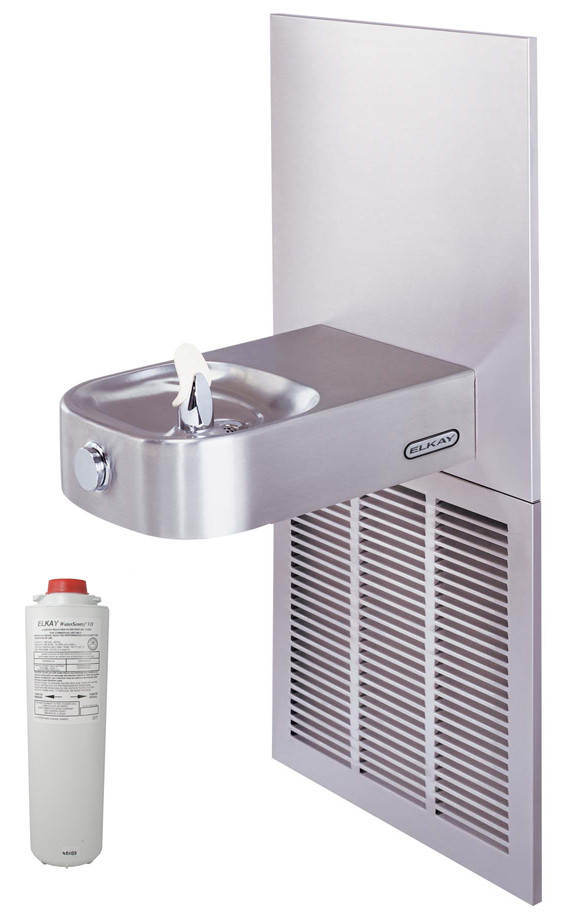 Elkay LCRSPM8K  Filtered In-Wall Drinking Fountain