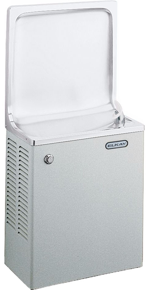 Elkay Eswa8s1z Stainless Steel Semi Recessed Backsplash Drinking Fountain Drinkingfountaindoctor Com