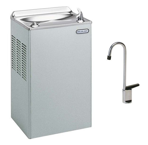 Elkay EWA4SF1Z Stainless Steel Drinking Fountain with Glass Filler (Discontinued)