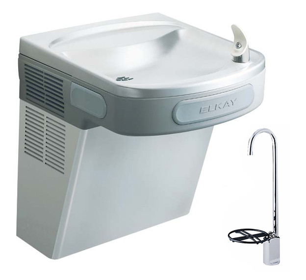 Elkay EZS8SF Stainless Steel Drinking Fountain with Glass Filler