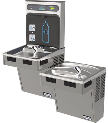 Hasley Taylor HydroBoost HTHB-HAC8BLPV-NF Dual Drinking Fountain with Bottle Filler