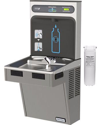 Halsey Taylor HydroBoost HTHB-HAC8WF-PV Filtered Drinking Fountain with Bottle Filler