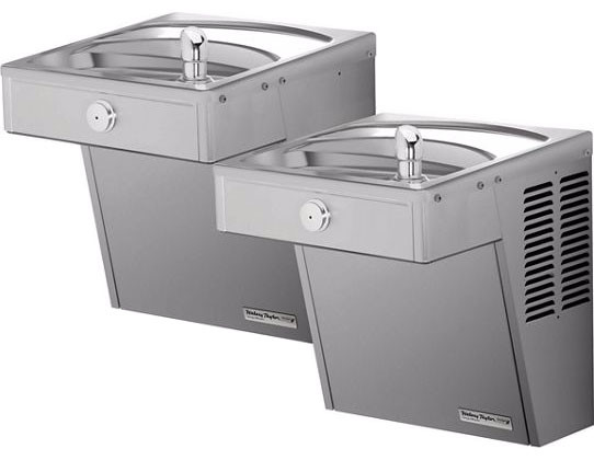 Halsey Taylor HVR8BL-ADA Vandal-Resistant Dual Drinking Fountain