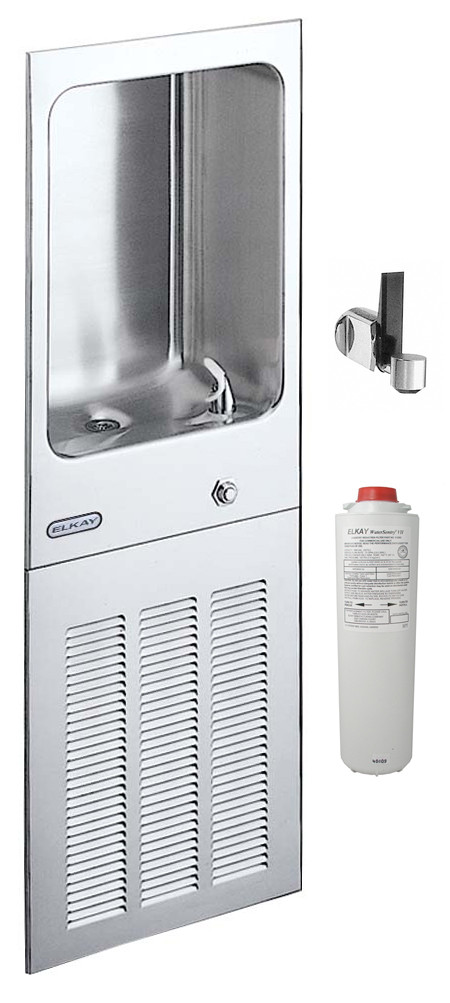 Elkay LJNEM12FK Fully Recessed Water Cooler w/ Glass Filler & Filter