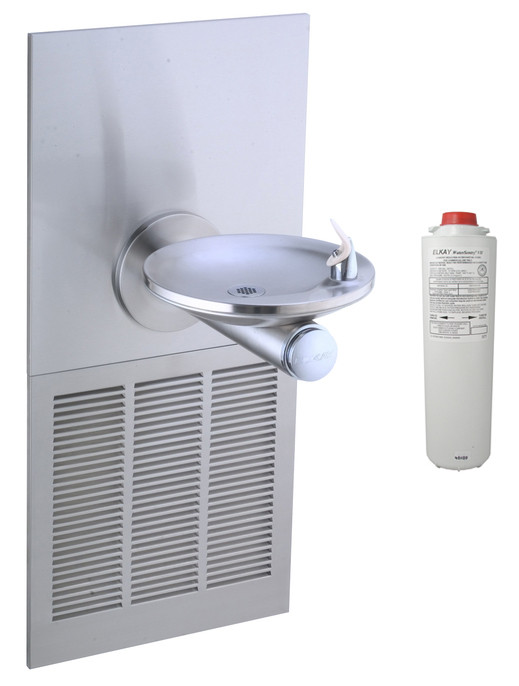 Elkay LRPBMV8K Filtered In-Wall Drinking Fountain with Vandal-Resistant Bubbler