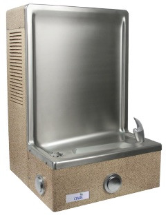 Oasis PLF8SKTP Stainless Steel Backsplash Drinking Fountain